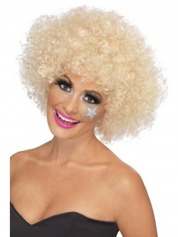Paruka Afro blond