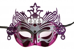Maska Drak růžovo-fialová