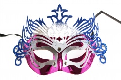 Maska Drak růžovo-modrá