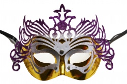 Maska Drak zlato-fialová