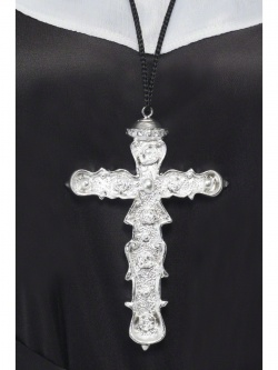 Stříbrný kříž na krk